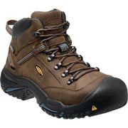 KEEN Utility Braddock AL Mid Waterproof Steel Toe Work Boots for Men - Bison - 10.5W