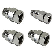 Burst Blocker 788-6300 Excess Water Flow Adapter, Dual Faucet Balancing Valve, Pack of 4