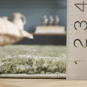 Safavieh Tahoe Ainsley Geometric Shag Area Rug, Sage, 3 x 5 ft