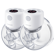 Momcozy S12 Electric Wearable Breast Pump,2 Mode & 9 Levels, Portable Wearable Breast Pump, 24mm White, 2
