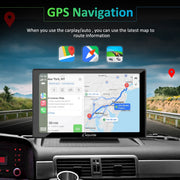 Carpuride 901PRO Car Stereo 9-Inch HD IPS Touchscreen with Dual Bluetooth, Wireless and Wired Apple CarPlay, Android Auto