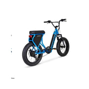 Hyper Bicycles HYP-E20-1022 Ultra Electric Bike, Blue, 20in 36V, E-Bike