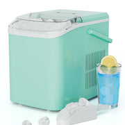 Concetta ZBJ-PP10A-GN Portable Ice Maker, 26.5 lb/Day Capacity, Two Ice Sizes, Green