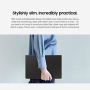 Samsung Galaxy Tab S9 S9 FE S10 FE Book Cover Keyboard Slim with AI Key Black EF-DX720UBEGUJ