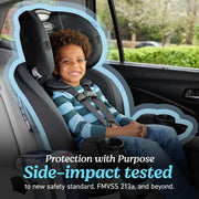 Graco TrioGrow SnugLock 3-in-1 Convertible Car Seat, Warren Black, 5-Point Harness, Lightweight, Cup Holders