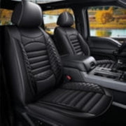 AOMSAZTO ZY002-014-BLKLINE Custom Seat Covers for Ford F150 2009-2026 F250/F350/F450 2017-2026: 5 Seat Full Set, Black