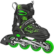 Roller Derby I145B-M ION 7.2 Inline Skates with Aluminum Frames and Adjustable Sizing for Growing feet