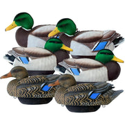 HEYDAY Ltd501 HydroFoam Flocked Mallard Duck Decoys 6 Pack