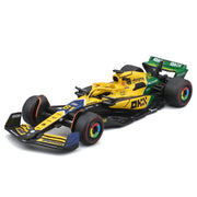 Bburago Formula 1 McLaren Die-Cast Model Car Set, 7 Vehicles, 1/43 Scale, Display Stand Included, Multi-Color, 38169