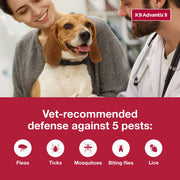 K9 Advantix II Flea and Tick Treatment for Small Dogs, 1-Pack