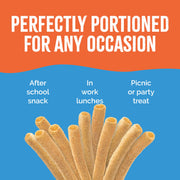 Sensible Portions Gluten-Free Cinnamon Apple Straws Snack, Apple Cinnamon Flavor, 1 oz Bags, Pack of 24