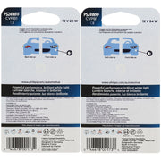 Philips CrystalVision Platinum PS24W Halogen Headlight Bulb, 24W, 4000K Bright White Light, Front Fog Light Replacement