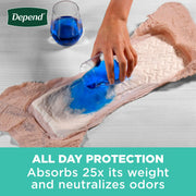 Depend 105419801 Fresh Protection Adult Incontinence Underwear For Women Maximum L Blush 72Ct