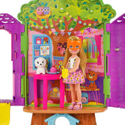 Barbie HPL70 Chelsea Barbie Doll and Treehouse Playset with Pet Puppy