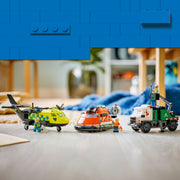 LEGO City Airplane, Service Truck and Hovercraft Remix Set