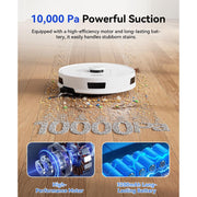 Redkey Redkey R11 2-in-1 Robot Vacuum and Mop, 15000Pa Suction Power, LDS Laser Navigation Self-Empty Robot Vacuum