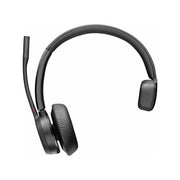 Poly Voyager 4310 UC Wireless Headset, Bluetooth 5.2, Noise-Canceling Dual Mic, Microsoft Teams Certified, Black, Single-Ear, Over-Ear, USB-A Adapter, 24H Talk Time, 218470-02