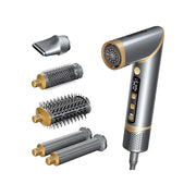 Easywave 5 in 1 Hair Dryer Brush with Ionic Technology, 110000 RPM, Gray - Professional