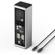 TALIX 140W 20000mAh Portable Power Bank with Triple-Port Fast Charging, Smart Display, Black