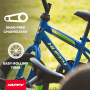 Huffy Rock It Kids Bike, 12-Inch Steel Frame, Coaster Brakes, Training Wheels, EZ Build, Gray, 52885L