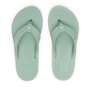 Reef Santa Ana Womens Flip Flop Sandals with Arch Support, Water-Resistant, Non-Marking Outsole, Frosty Green, Size 11M, CJ6474