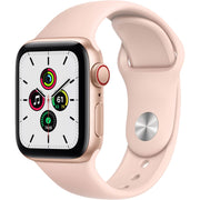 Apple Watch Gen 6 Series 6 Cell 40mm Gold Aluminum - Pink Sand Sport Band M02P3LL/A