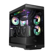 iBUYPOWER Y40 PRO Gaming Desktop PC, AMD Ryzen 7 9800X3D 8-Core Processor, AMD Radeon RX 9070XT 16GB Graphics, 32GB DDR5 RGB 5200MHz RAM, 2TB NVMe SSD, Windows 11 Home, Black