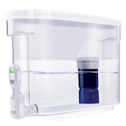 PUR DS1811ZA PLUS 30 Cup Water Filter Pitcher Dispenser, Blue/White