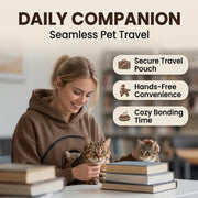 GFTNK Dog Carrier Hoodie for Small Dogs, Soft Breathable Cotton Blend, Unisex Relaxed Fit, Multiple Colors