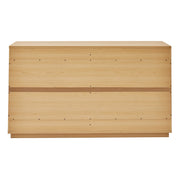 Better Homes & Gardens BHS436249972049 Lillian Fluted 6 Drawer Dresser, Natural Pine Finish (Two Boxes)