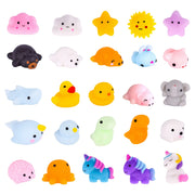 Giggle Zone 320546 Mini Mochi Squishies, 24 Piece