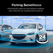 YADA BT534582-6/2 RoadCam AI 3-Channel Dash Cam with AI-Powered Driver Assistance, Front Interior Rear Full-Coverage