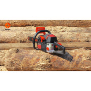 Amobro TimberMaster Gas Chainsaw, 62CC HyperCut Engine, 3HP, 20-Inch Bar, 0.325-Inch Chipper Chain, QuickStop Brake, Triple Shock Absorption, Black