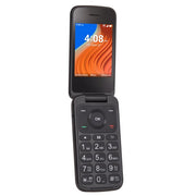 TCL TVALT408DCP Total Verizon Flip 2 1.44'' 8GB Storage1GB RAM 4G LTEPrepaid Feature Phone (Locked), Black