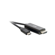 C2G USB-C to HDMI Audio Video Adapter Cable, 10ft, 4K 60Hz, Male to Male, Black, 26896