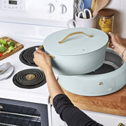 Made By Gather Beautiful 10-in-1 6 Qt Electric Multi-Cooker with 7 Preset Functions Hydrangea 29453
