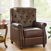 The Pioneer Woman PW453057G916001 Harper Leather Recliner, Whiskey Upholstery