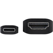 Tripp Lite U444-003-HBE USB C to HDMI Cable, Thunderbolt 3 Compatible Adapter Cable, USB-C and HDMI 4K, 4:4:4, Black, M/M, 3 ft.