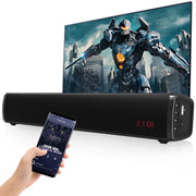 GCZ BT101 Sound Bar with Subwoofer 50W Wired & Wireless Bluetooth 3D Surround Home Audio Speakers