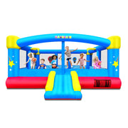 Causeair Inflatable Bounce House with Double Basketball Hoop and Throw Ball Game, 15ft x 14.8ft, Holds Up to 6 Kids, GFK-L002