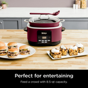 Ninja MC1000WM Possible Cooker 8.5qt Multi-Cooker with Triple Fusion Heat Technology, Cherry Tarte
