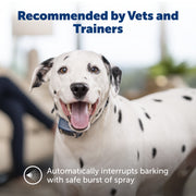 PetSafe Spray Bark Collar, Rechargeable, Water-Resistant, Navy, Medium Size for Dogs 8 lb and Up, Includes Citronella and Unscented Spray Cartridges, PBC00-16368