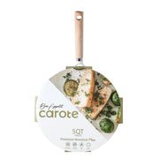 Carote Bon Appetit Collection 5.0QT Nonstick Saute Pan-White