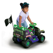 Monster Jam 6 Volt Grave Digger Ride On Monster Truck with Authentic Monster Jam Graphics for Boys & Girls