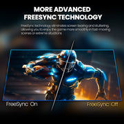 Suevery 24 Inch Gaming Monitor, 200Hz Refresh Rate, FHD IPS Panel, 120% sRGB, FreeSync, Built-in Speakers, HDMI/DisplayPort, Black