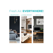 Black & Decker BAPT02 Tabletop 3-Stage Air Purifier with Air Quality Indicator Light