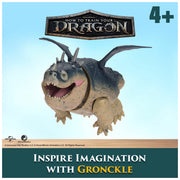 DreamWorks Dragons Gronckle Action Figure, 5-Inch, Multicolor, Articulated Wings and Legs, 92462019