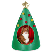Vibrant Life Extra Large Christmas Tree Holiday Pet Bed, Green and Red, 38 in x 50 in, Holiday2025 XL Xmas Tree Hut