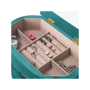 Hives and Honey WM2227-878 Cari Jewelry Chest Jewelry Box for Women, Turquoise
