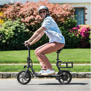 Jetson JRY350-GBL Ryder Pro Electric Scooter, Gray/Black